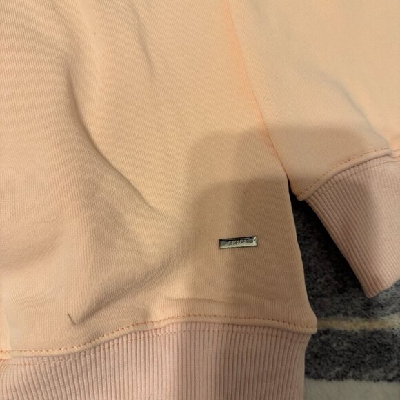 Amiri Pink Ripped Logo Hoodie Pullover Men’s Size Large - Picture 4 of 5